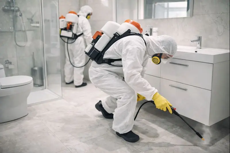 Обработка санузла от тараканов — дезинсекция ванной комнаты профессиональными препаратами