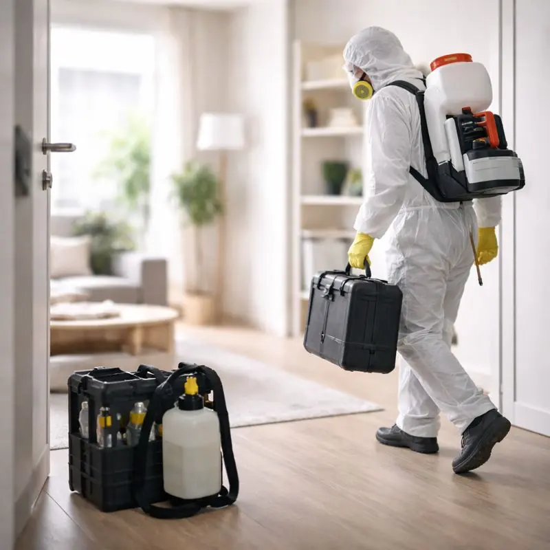 Выезд дезинсектора для проведения обработки от насекомых в квартире